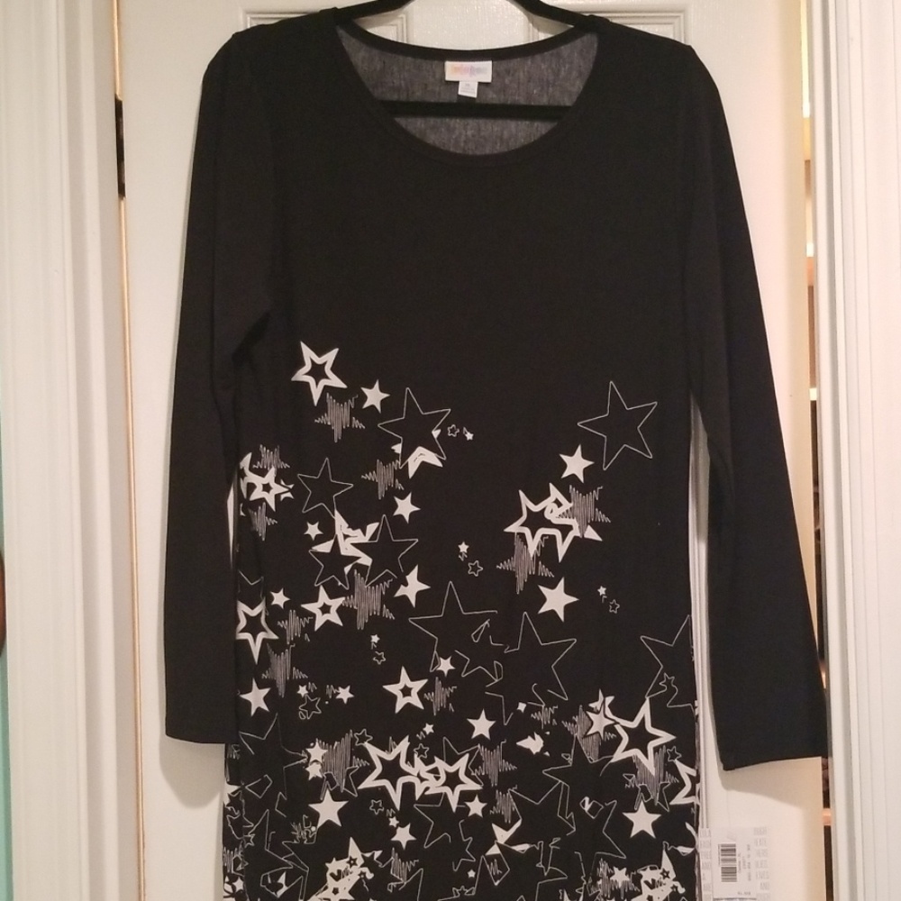 NWT Lularoe Debbie XL *STARS*
